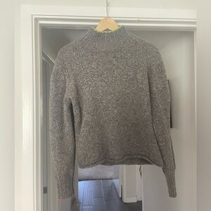 Cropped Wool, Turtle Neck Sweater